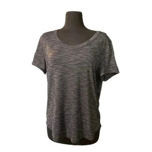 Lululemon Meant To Move Tee Heathered Black